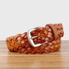 Braided Real Leather Belt For Women