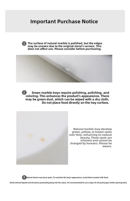 Natural Marble Jewelry Organizer Box with Multi-Drawer Storage