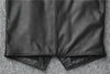 Men’s Genuine Leather Vest Waistcoat Slim Japanese Style