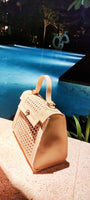 Handwoven Webbing Rattan Summer Bag