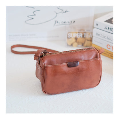women leather pillow bag crossbody purse