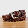 Braided Real Leather Belt For Women