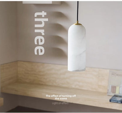 Spanish Natural Marble Pendant Ceiling Light