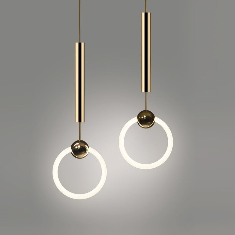 Nordic Postmodern Ring Chandelier Ceiling Lamp for Modern Interiors