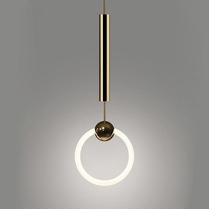 Nordic Postmodern Ring Chandelier Ceiling Lamp for Modern Interiors