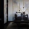 Nordic Postmodern Ring Chandelier Ceiling Lamp for Modern Interiors