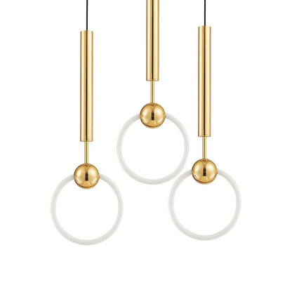 Nordic Postmodern Ring Chandelier Ceiling Lamp for Modern Interiors