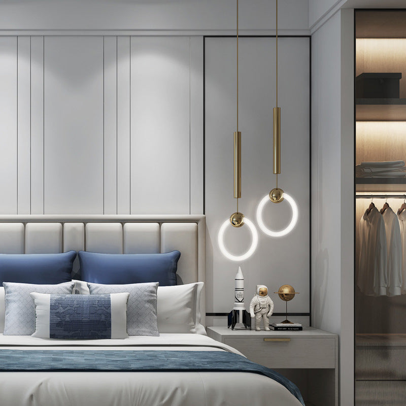 Nordic Postmodern Ring Chandelier Ceiling Lamp for Modern Interiors