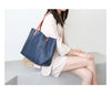 Women Leather Office Tote Bag Purse with Zipper