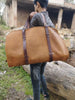 Leather Firewood Carrier with Handles