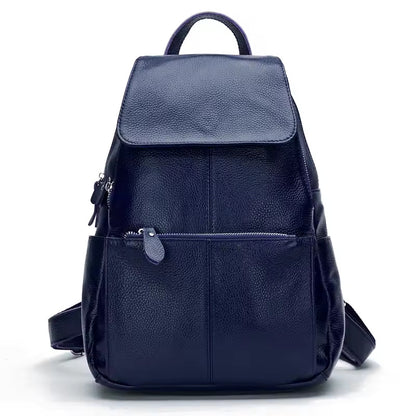 Genuine Leather Women Backpack