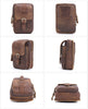 Men’s Leather Waist Bag with Belt Loop for Everyday Carry