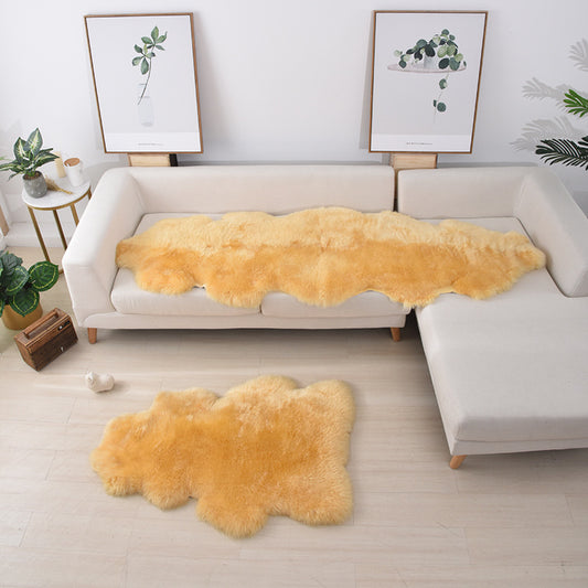 Genuine Sheepskin Runner for Sofa and Bedroom Floor Decor