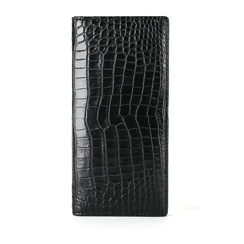 Genuine Crocodile Leather Clutch Wallet for Men