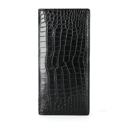 Genuine Crocodile Leather Clutch Wallet for Men