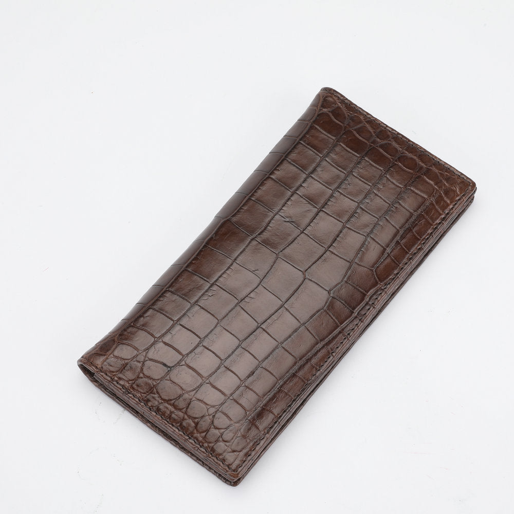 Genuine Crocodile Leather Clutch Wallet for Men