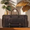 Leather Weekender Travel Bag