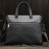Genuine Leather Men's Office Briefcase Bag