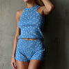 shorts and tank top lounge sets women