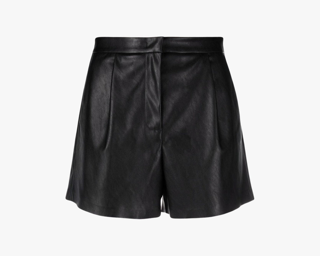 High Waist Leather Shorts for Ladies