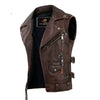 Men's Motorcycle Leather Vest