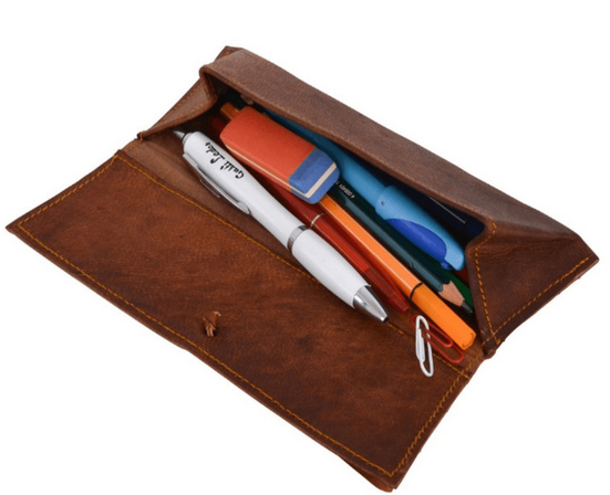 Genuine Leather Stationery Case