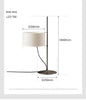 Spanish Designer Adjustable Floor Lamp with Fabric Shade