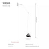 Swing Arm Adjustable Floor Lamp Modern Italian Design Reading Light