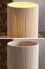 Wabi-sabi Solid Wood Table Lamp with Fabric Lampshade