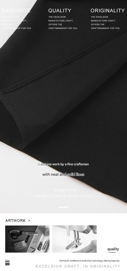 Fabric Midi Skirt with High Slit