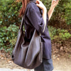 Leather Women Large Shoulder Messenger Tote Bag