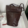 Women’s Genuine Leather Single Shoulder Bucket Bag