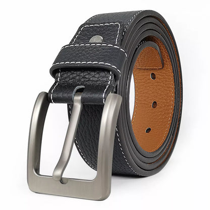 Men’s Pebble Grain Leather Belt