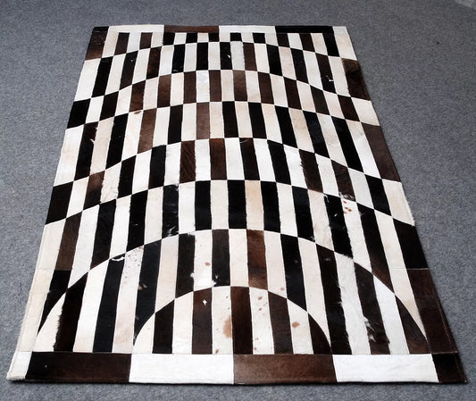 Genuine Cowhide Patchwork Carpet