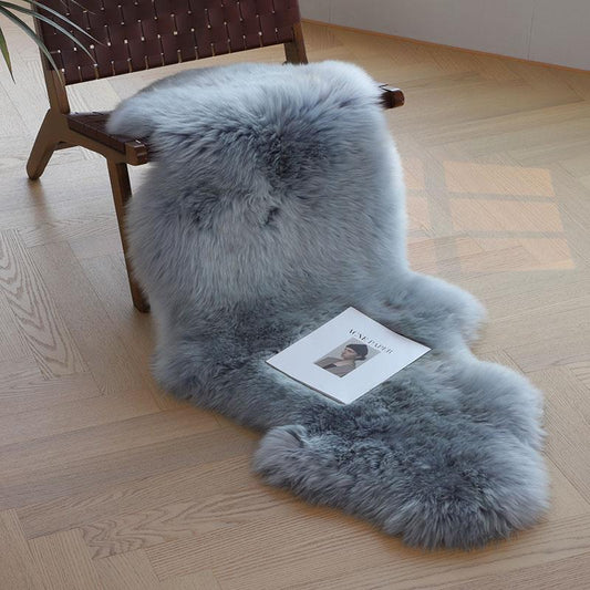 Large Sheepskin Rug 190 x 70 cm Genuine Long Wool Sofa Throw 1