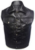 leather motorcycle vest waistcoat
