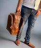 Real Exotic Leather Backpack Laptop