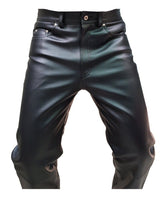 Premium Leather Skin Fit Pant