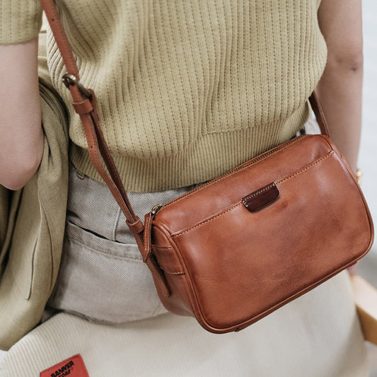 women leather pillow bag crossbody purse