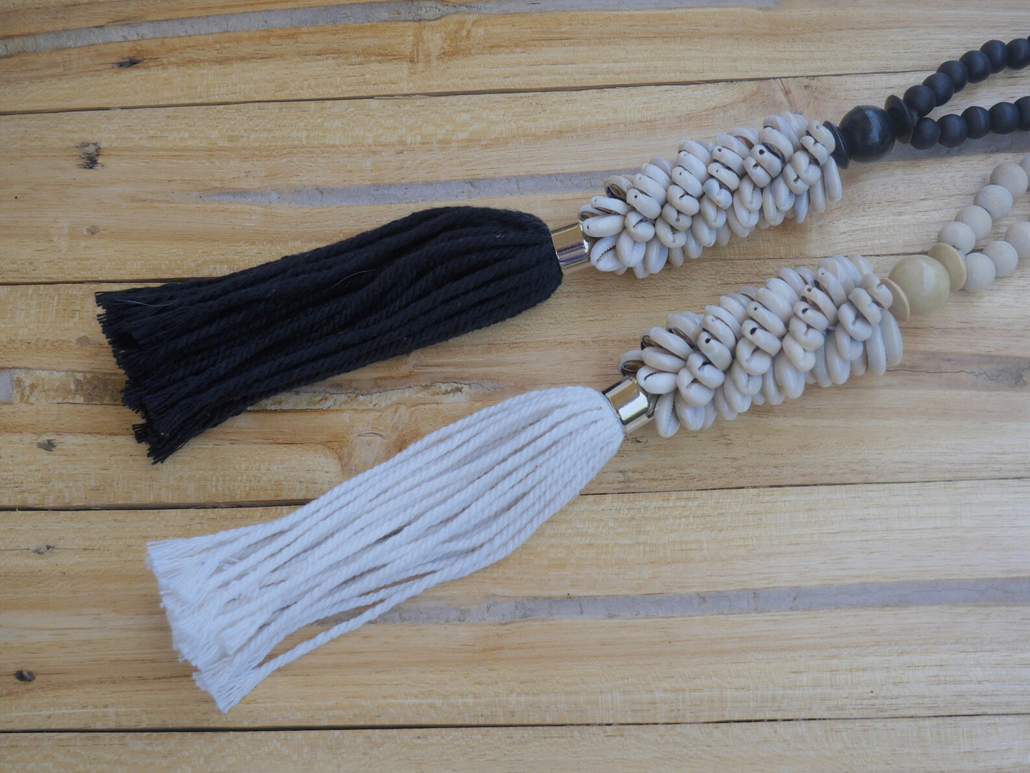 Handmade Curtain Tassels With Sea Shells