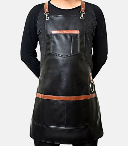 genuine leather carpenters apron