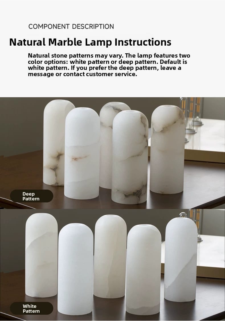 Spanish Natural Marble Pendant Ceiling Light