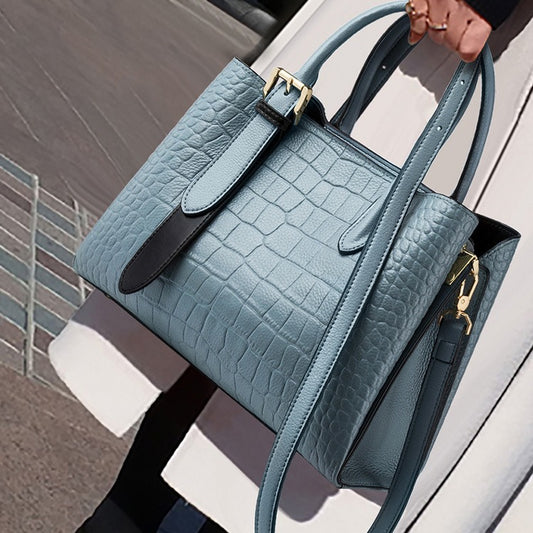 genuine leather shoulder handbags for women