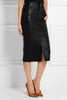 Formal Genuine Leather Skirt