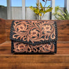 Tooled Leather Engraved Handbag