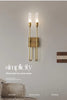 French Style Double Head Brass Wall Sconce Light