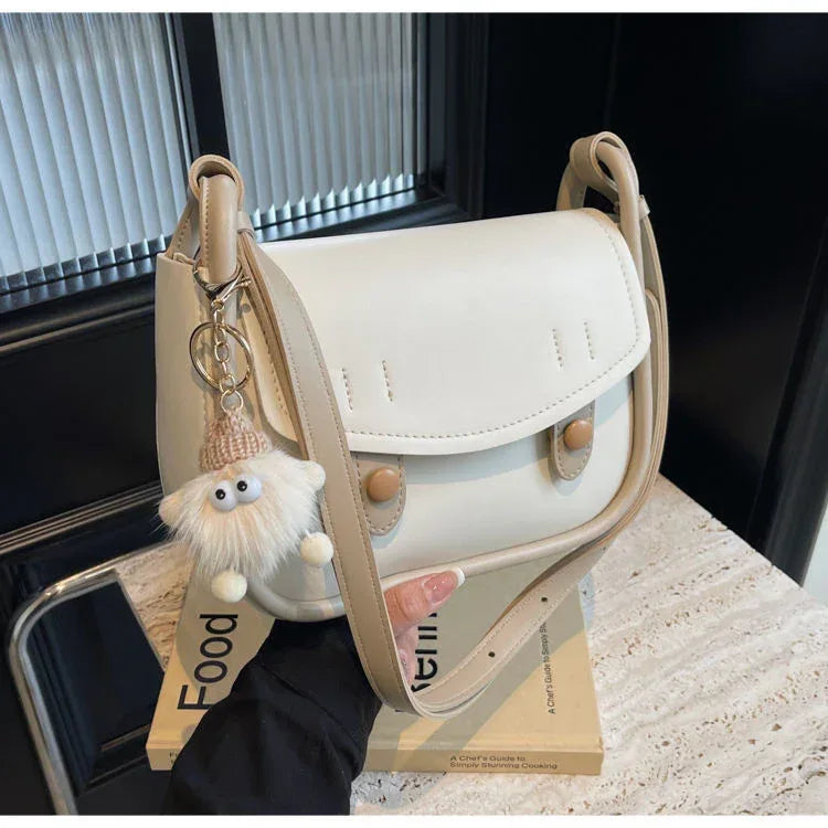 Leather Shoulder Messenger Saddle Bag for Women 2