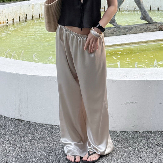 Wide Leg Trousers for Women Loose High Waist Summer Pants