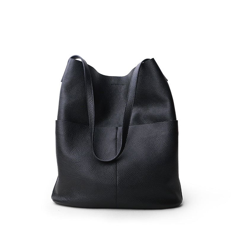 Women Leather Tote Bag Office Shoulder Purse