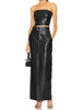 Real Leather Large Maxi Skirt